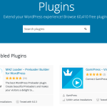 A picture of the WordPress.org plugin repository